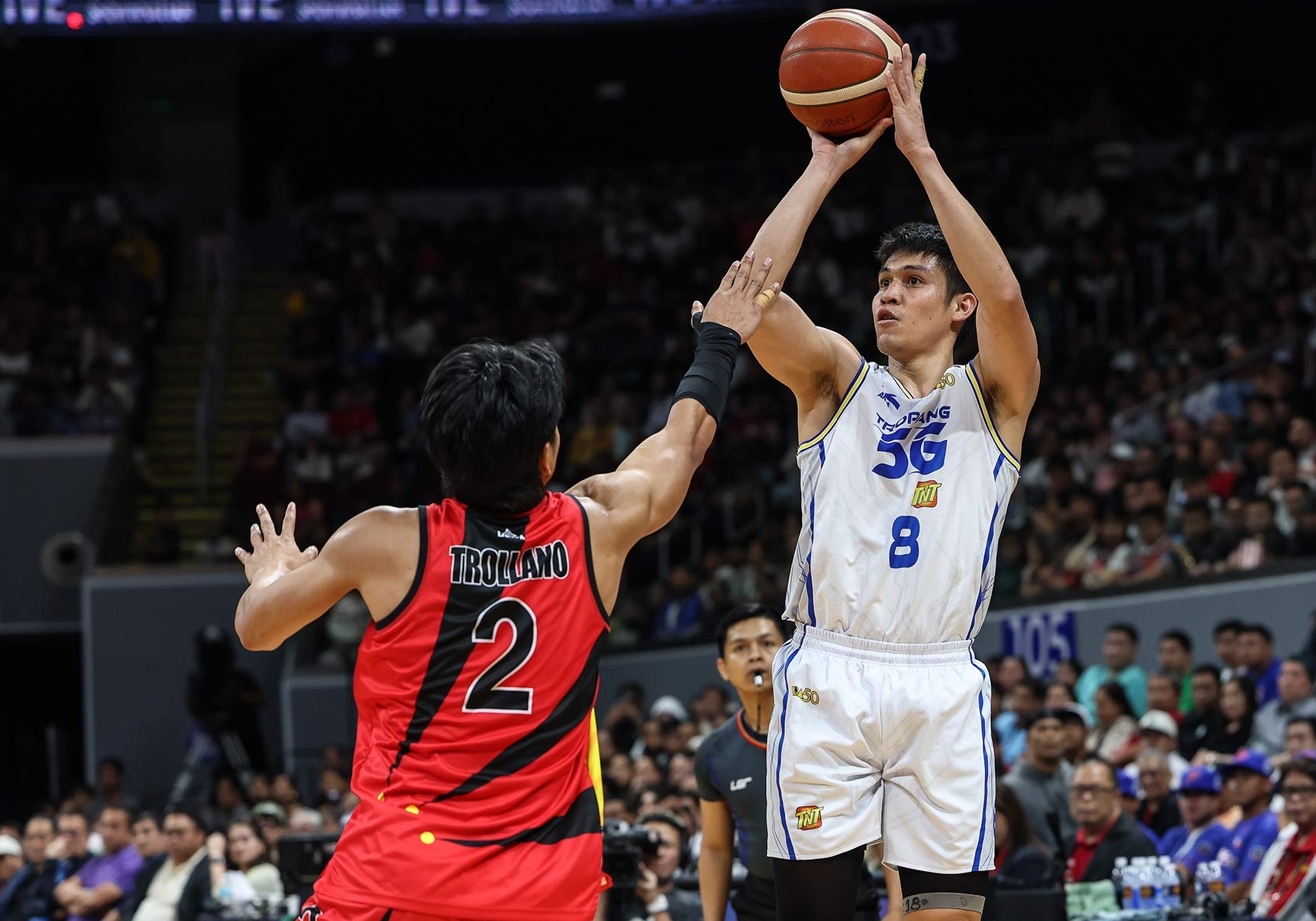 TNT spoils June Mar Fajardo’s BPC night, routs San Miguel to even PBA Finals