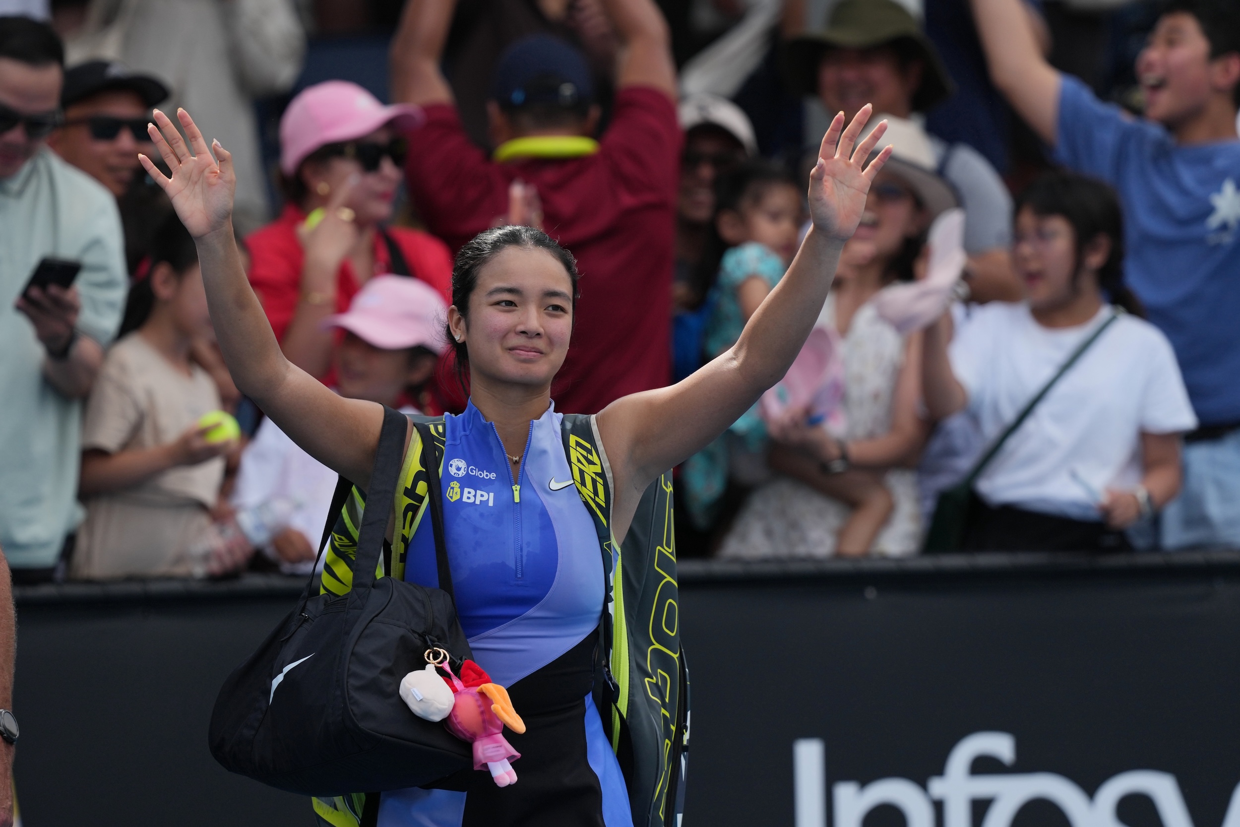 Alex Eala shrugs off Manny Pacquiao comparisons, hits career-high No. 43 in WTA live rankings