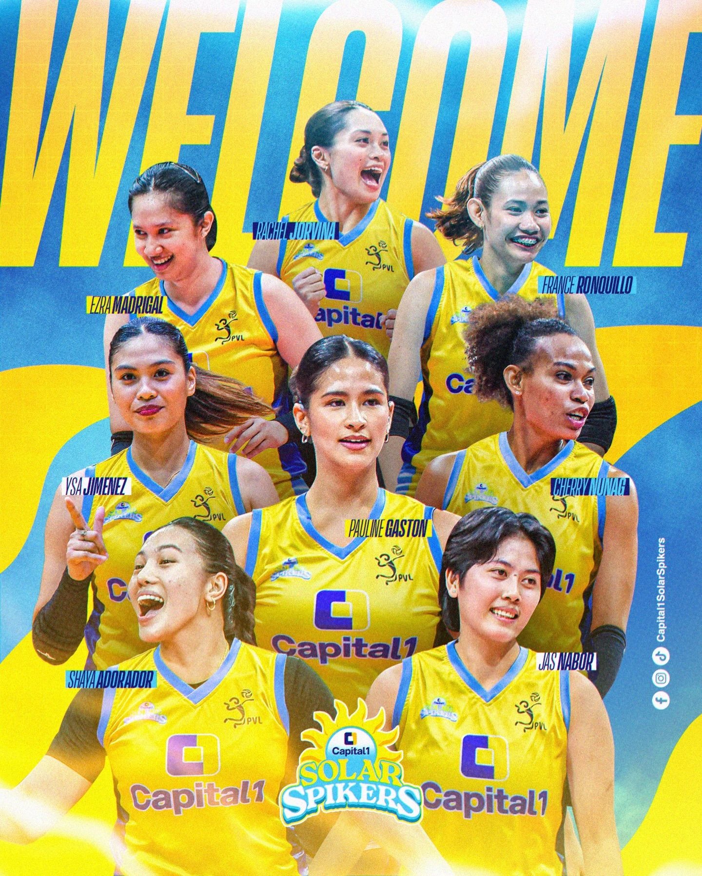 Capital1 Solar Spikers sign eight new players in major PVL roster overhaul