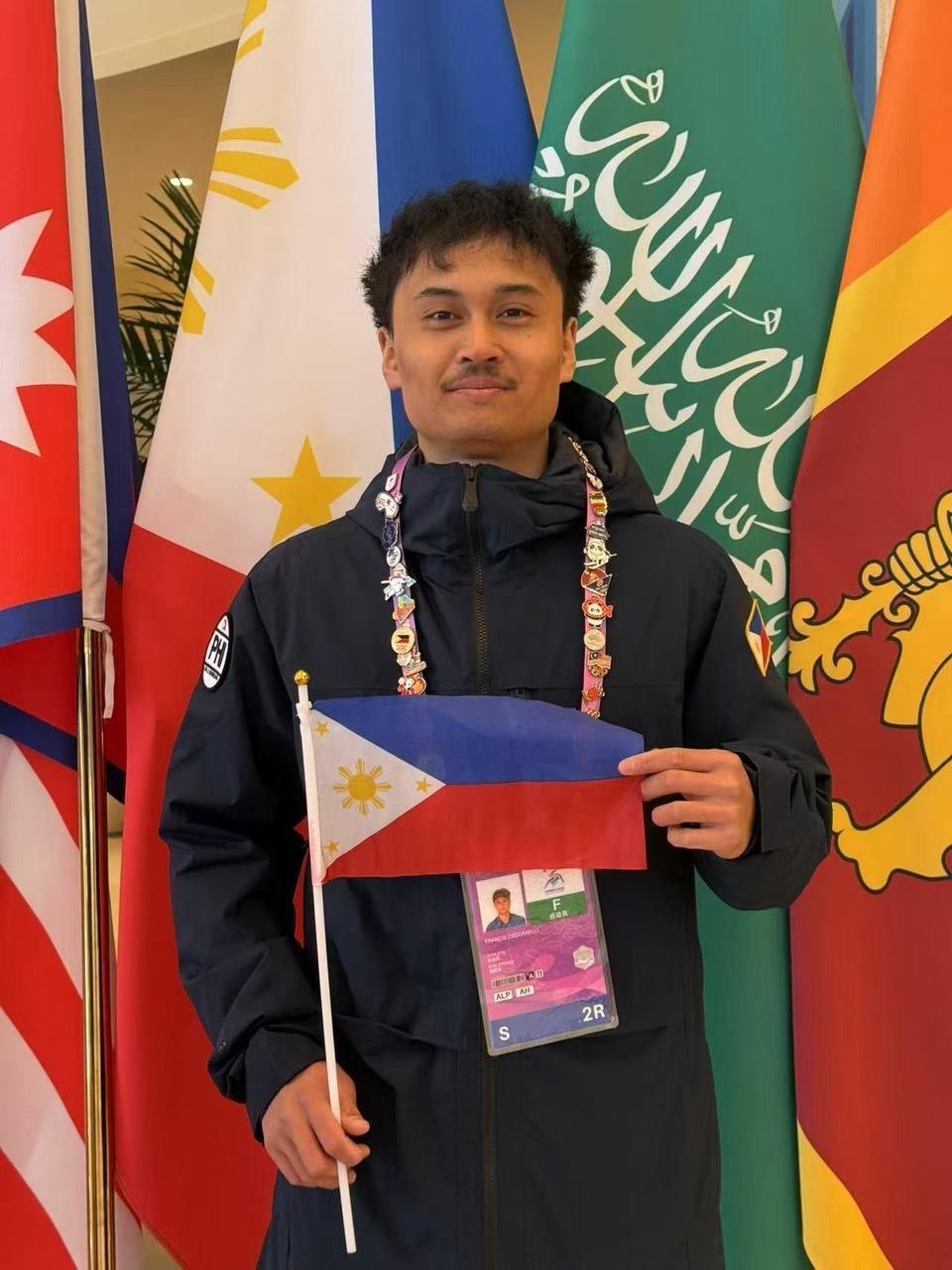 Francis Ceccarelli is gearing up for the Winter Olympic Games after becoming the first Filipino to qualify for the competition