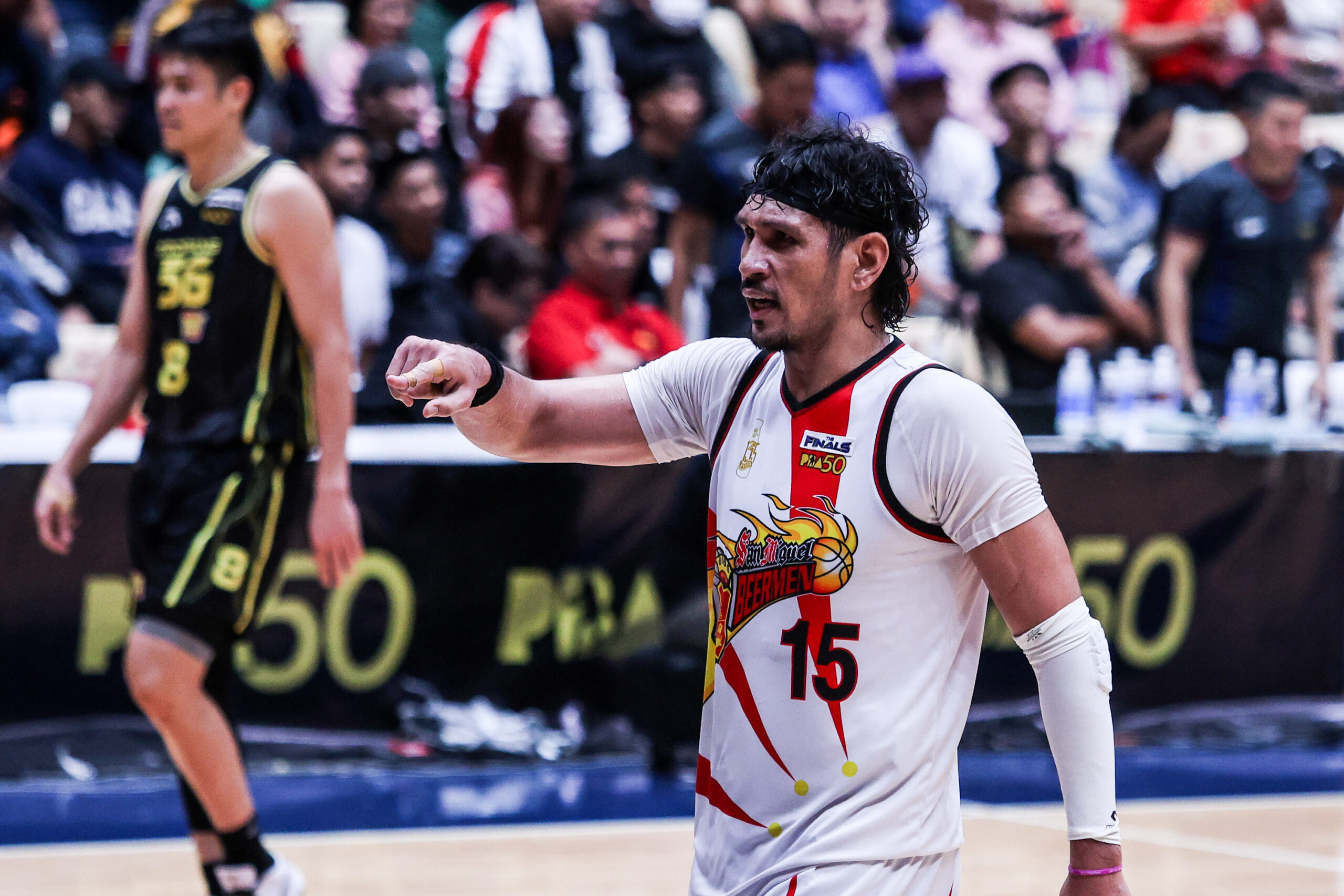 “May chance pa naman kami”: June Mar Fajardo stays optimistic after Game 1 loss