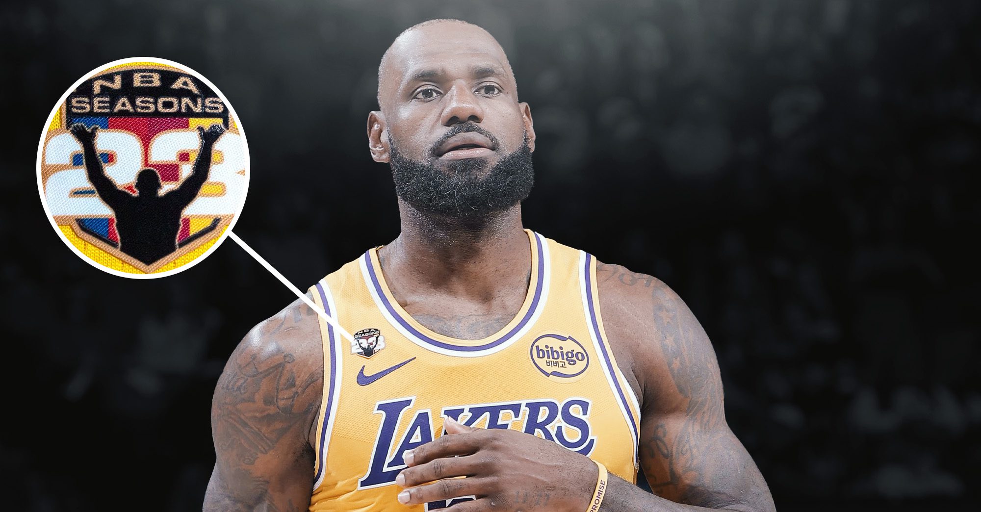 “Super surreal, super humbled”: LeBron James humbled by special edition patch honor on his jersey