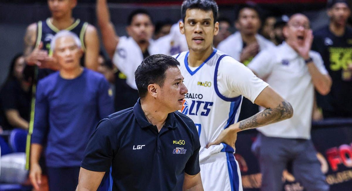 Luigi Trillo takes the blame after Meralco falls to a 0-2 deficit against TNT in the PBA semifinals
