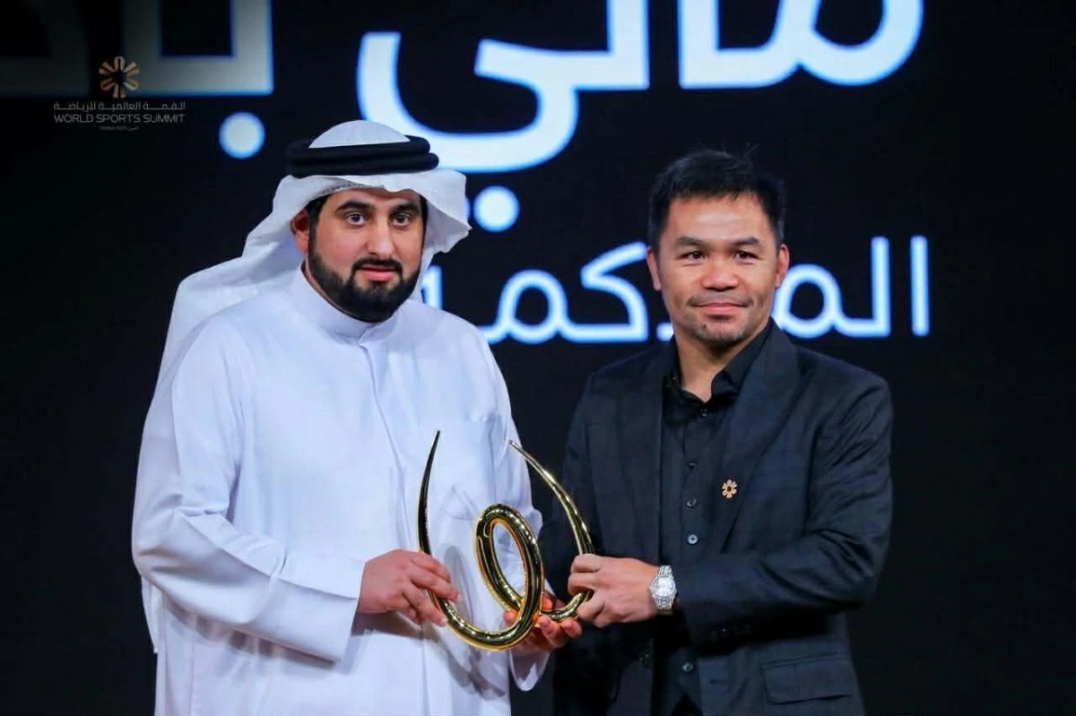 Manny Pacquiao honored with Global Outstanding Sporting Career Award in Dubai