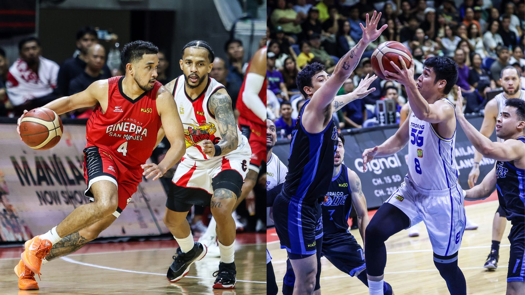 Ginebra outlasts San Miguel, TNT rallies past Meralco to seize early edge in Philippine Cup semifinals