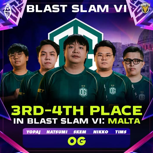 Pinoy-powered OG settles for Top 4 after grueling loss to Liquid in DOTA 2 Blast Slam VI