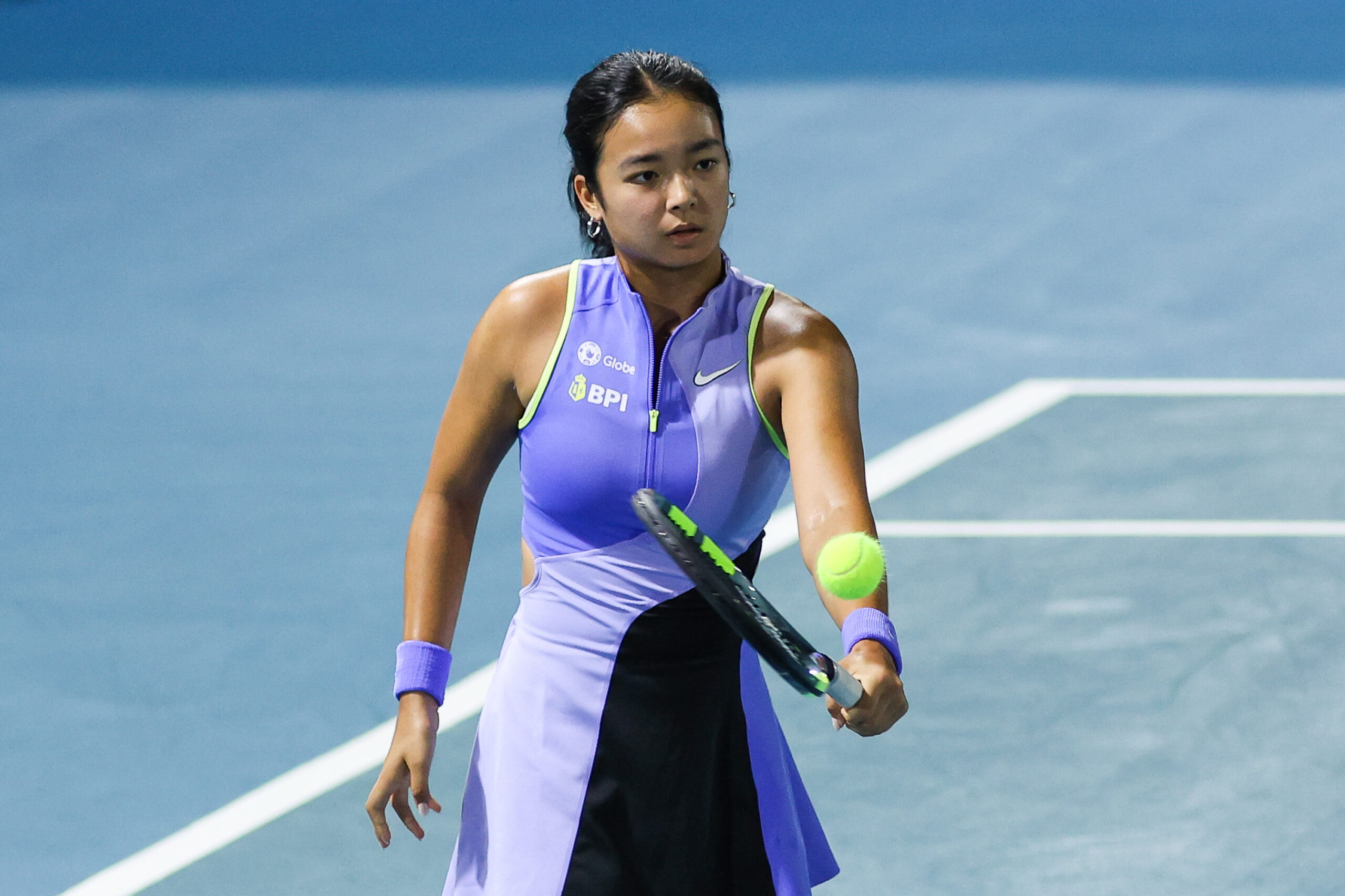 Tereza Valentova’s power test ends Alex Eala’s Doha campaign early