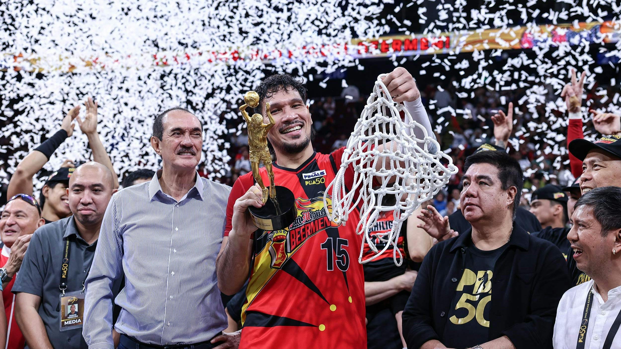 June Mar Fajardo makes history, wins fifth PBA Finals MVP in San Miguel’s Philippine Cup victory