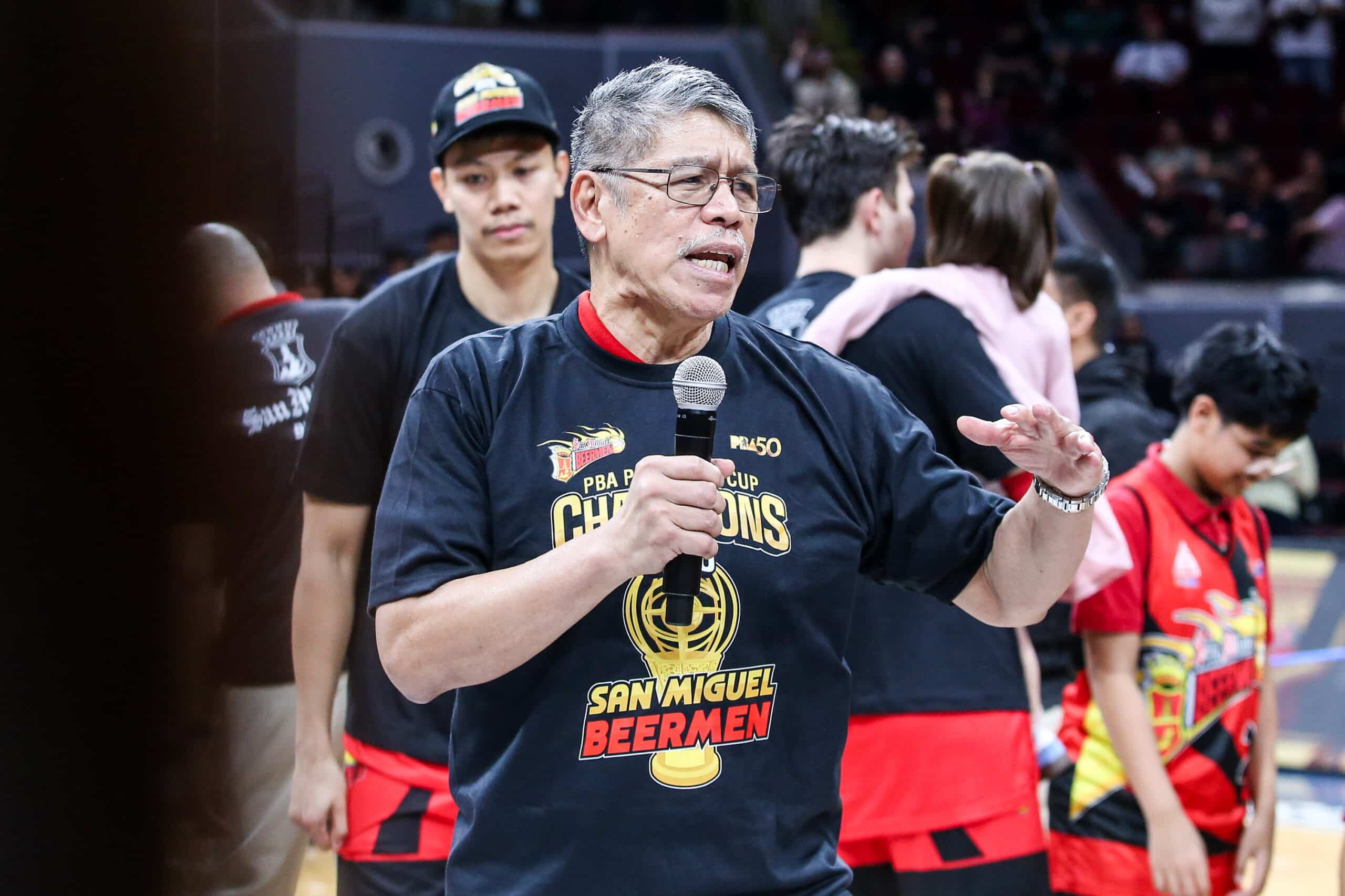 “He is the reason why we have won many championships”: June Mar Fajardo praises Leo Austria