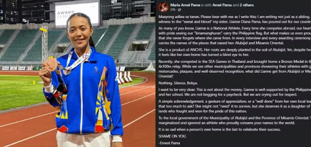 “Crying out for respect”: SEA Games medalist’s family calls out Alubijid LGU for lack of recognition