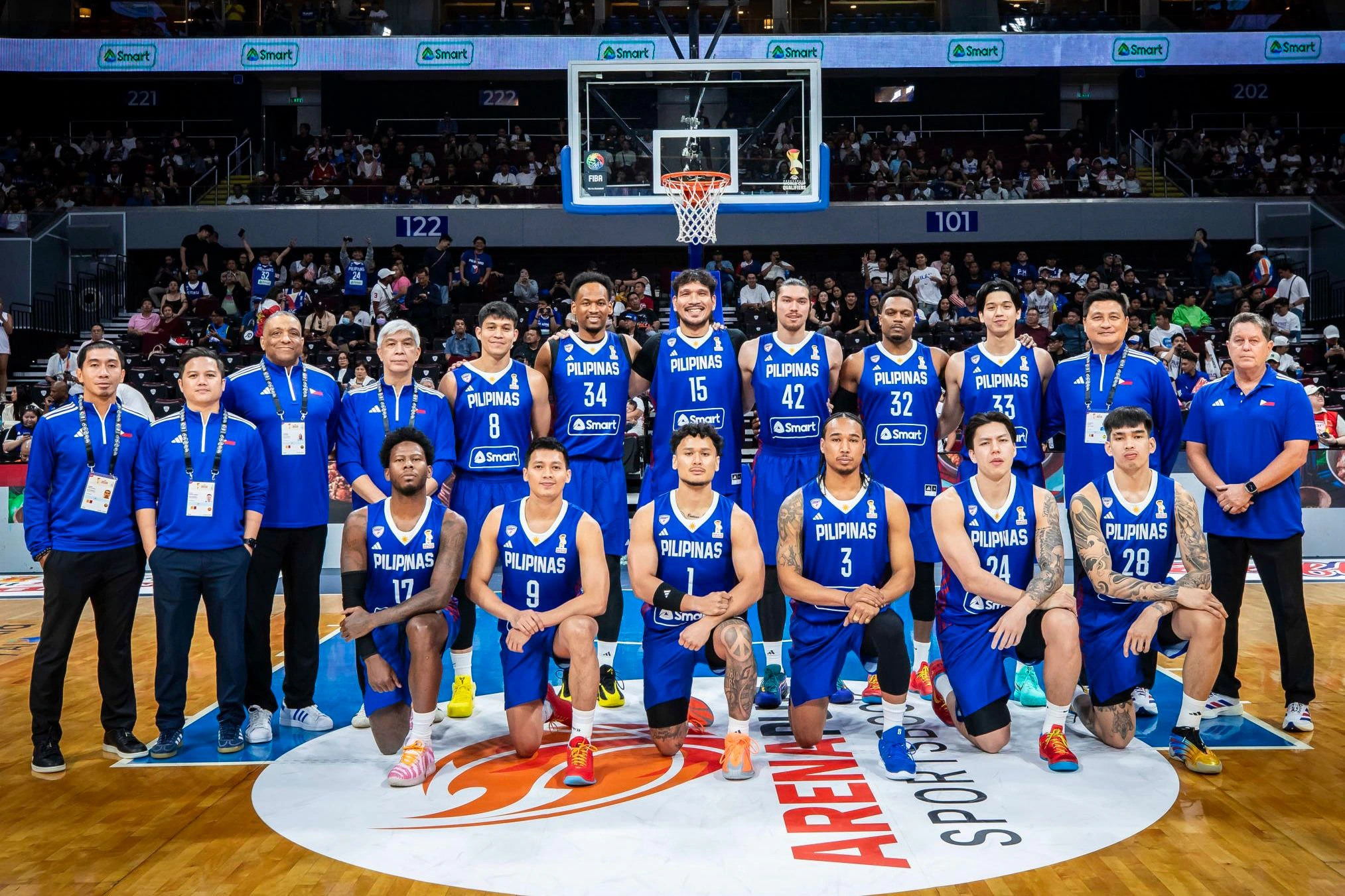 Gilas Pilipinas holds No. 36 in FIBA rankings despite tough World Cup Qualifier window