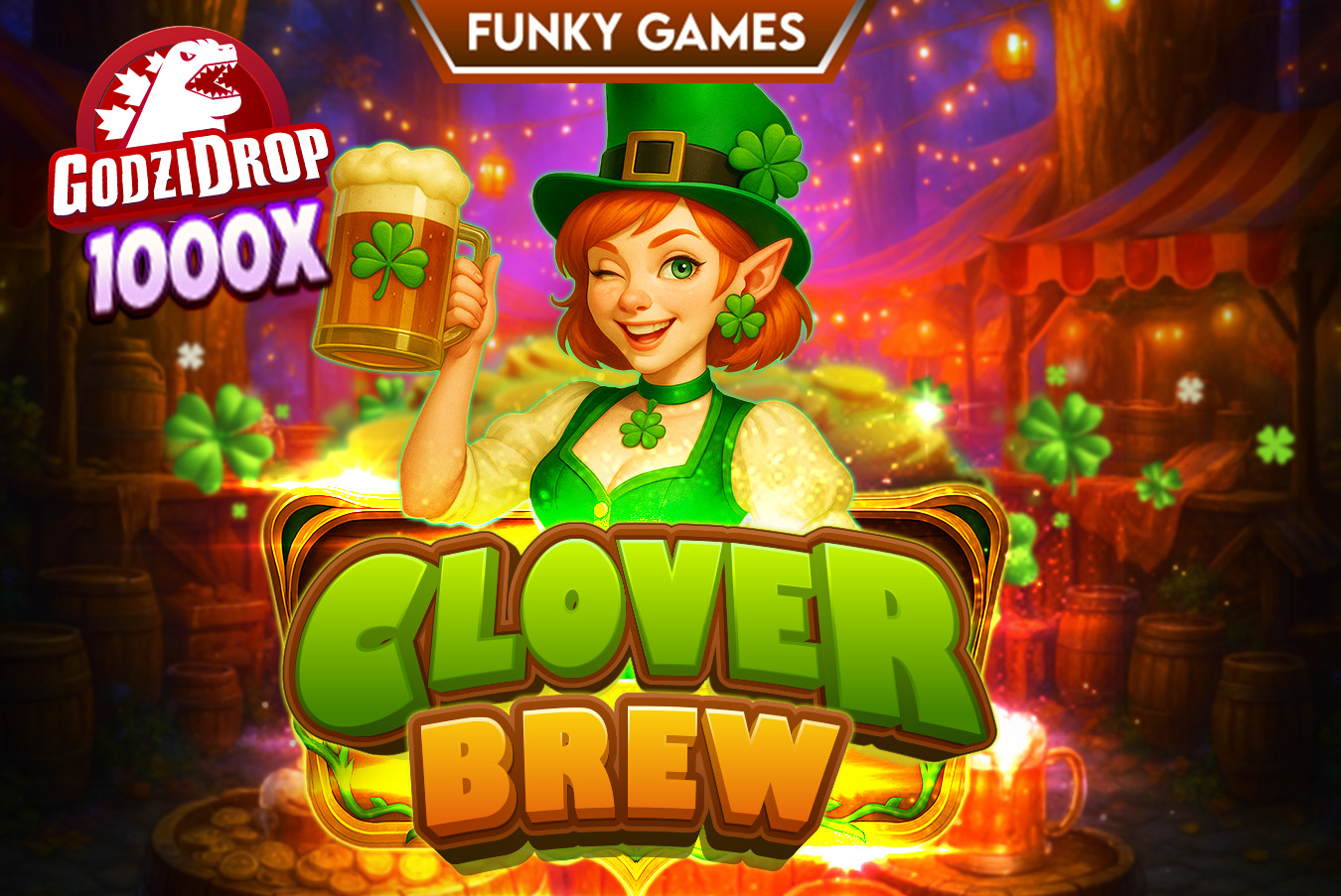 Clover Brew tutorial on OKBet: Master gold framed symbols, tumbles, & free games