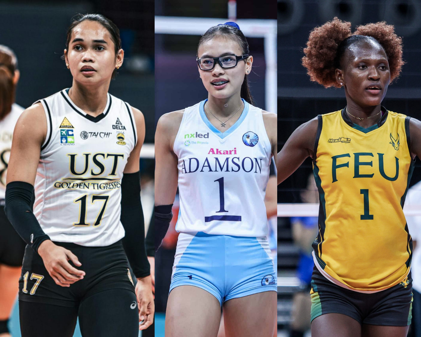 UST, Adamson, and FEU locked in three-way tie in UAAP Season 88 women’s volleyball
