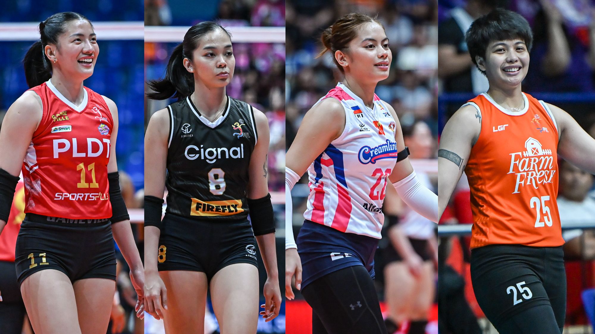 PLDT, Cignal, Creamline, Farm Fresh complete PVL All-Filipino Qualifying Round cast