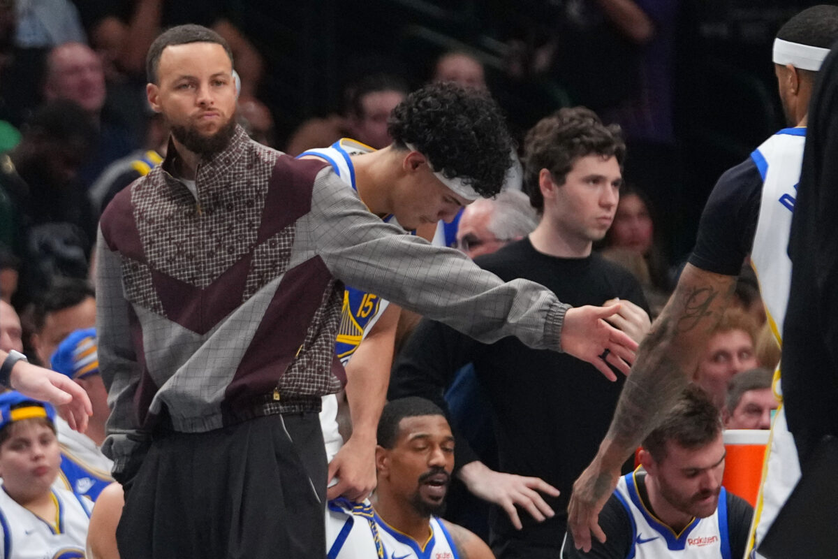 Steve Kerr confirms Stephen Curry will only suit up in Play-In tournament if fully healthy