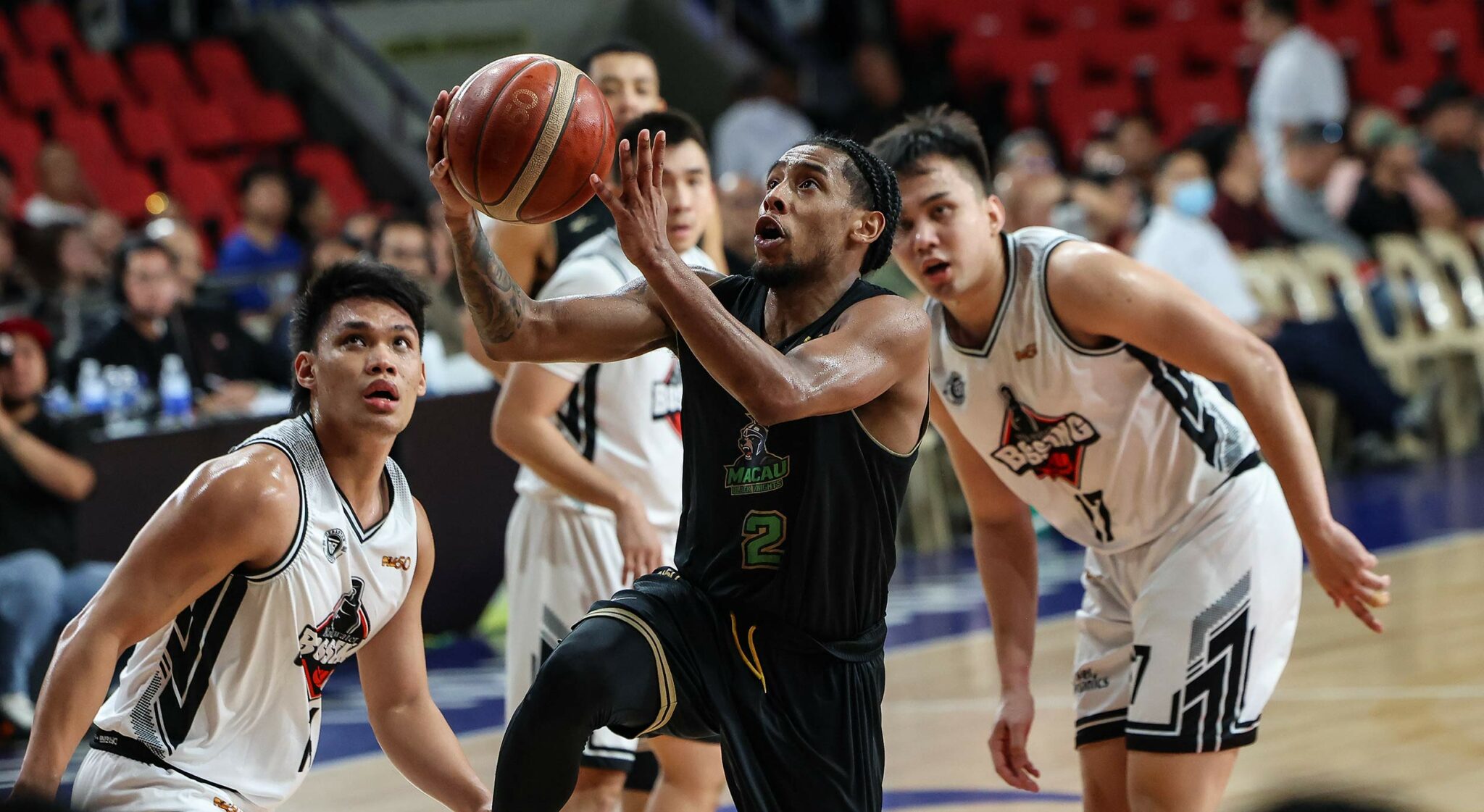 Macau Black Knights’ trio ignites late-game grit, crushes Blackwater’s playoff hopes