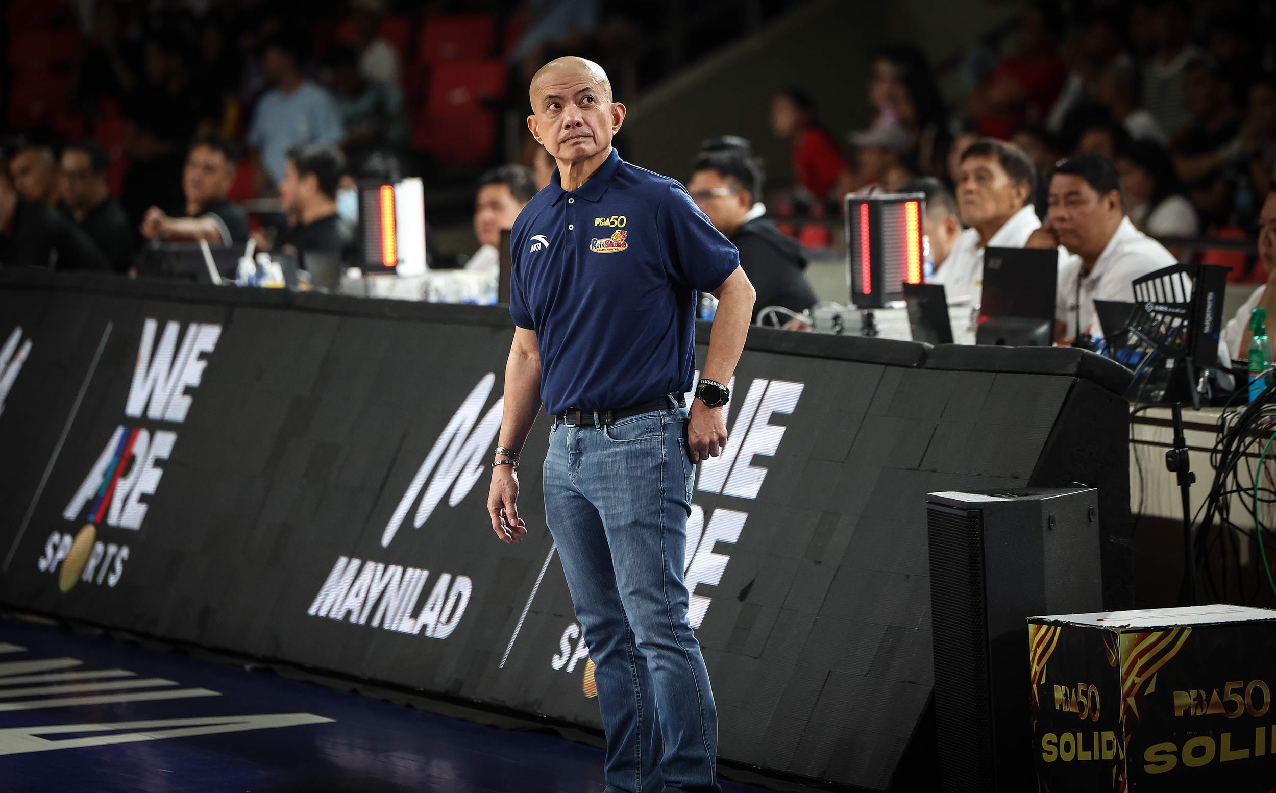 Yeng Guiao questions late call in Rain or Shine’s slip vs NLEX