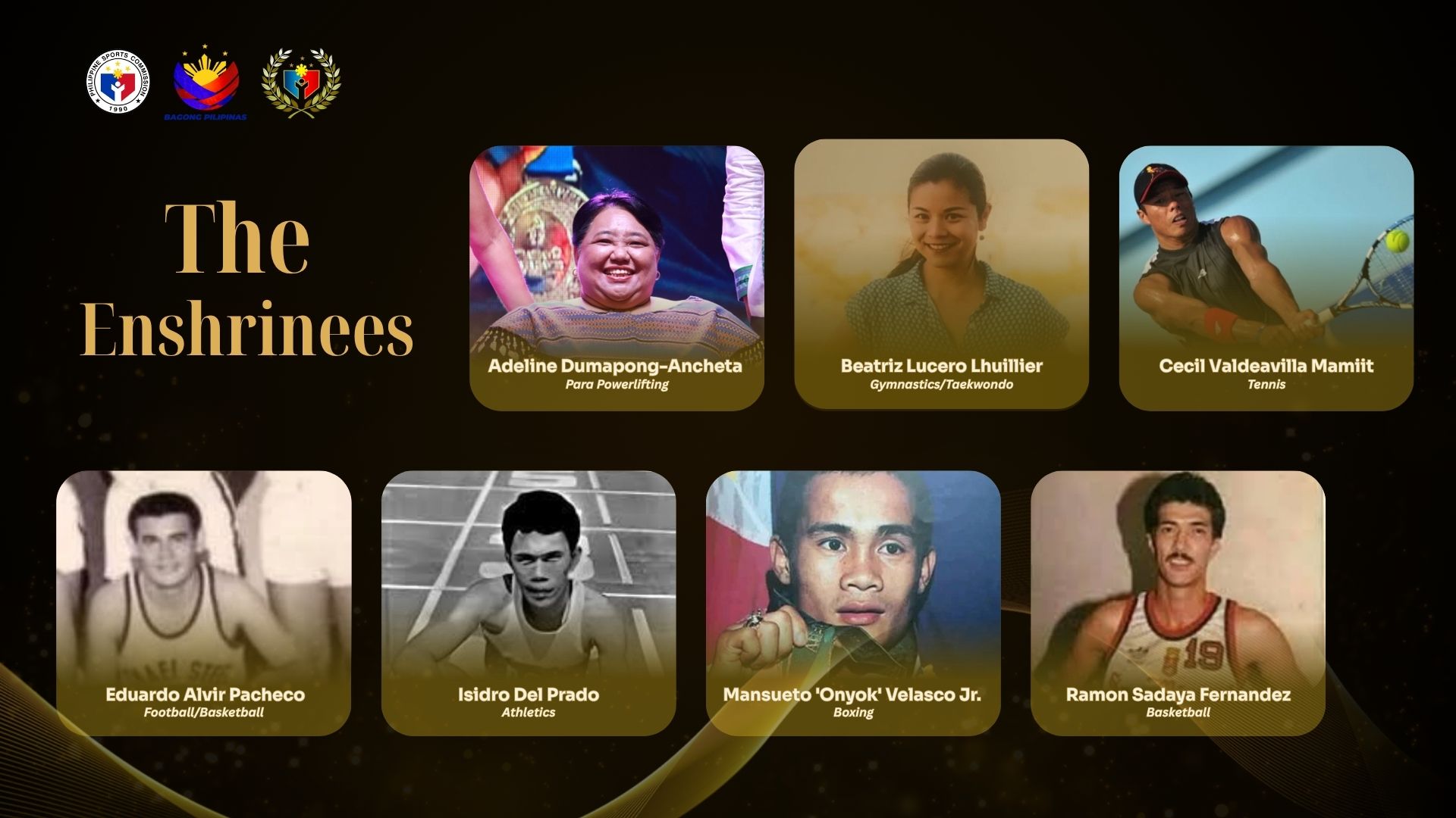 Seven icons to be inducted into the Philippine Sports Hall of Fame