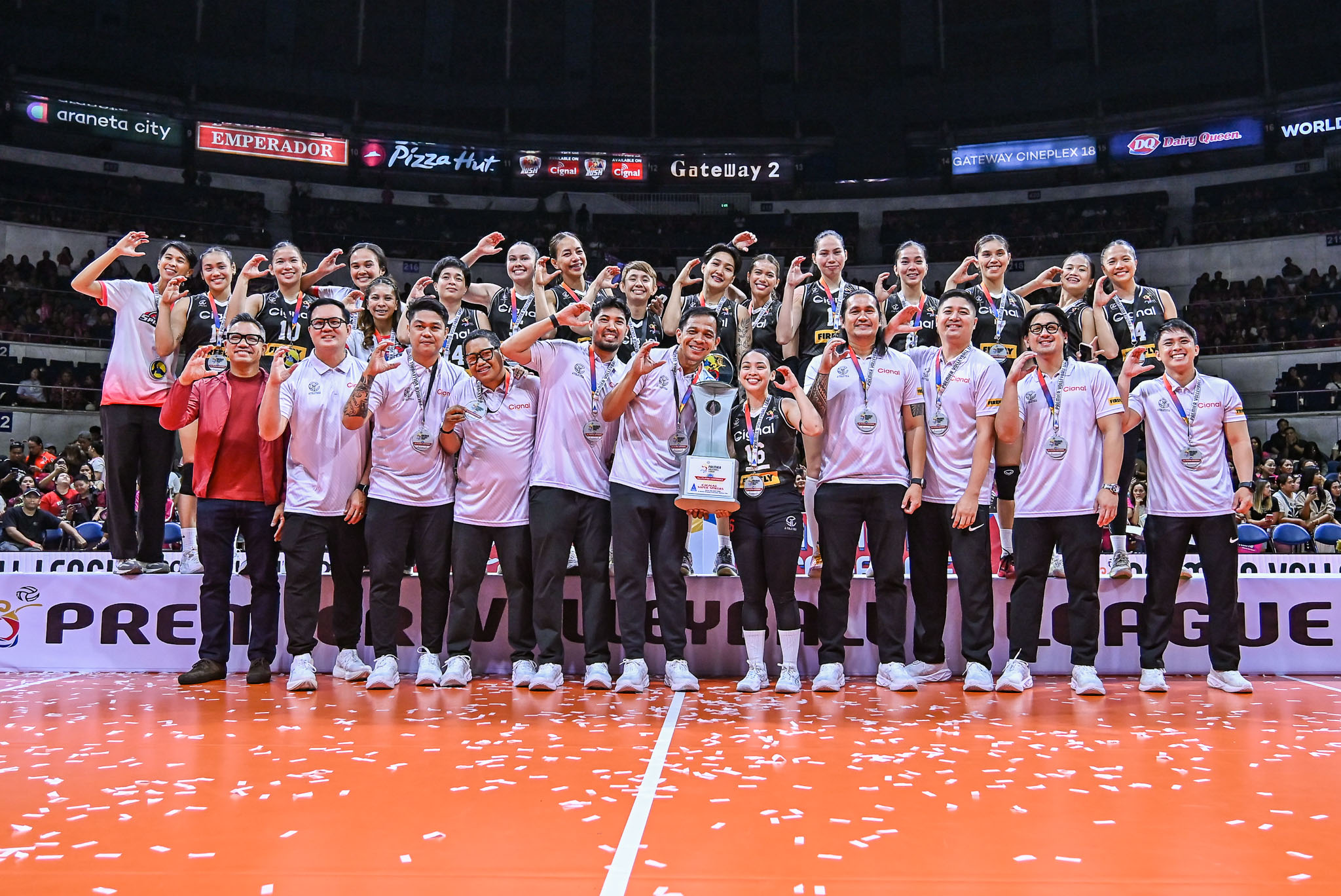 Cignal takes leave of absence from PVL campaign after breakthrough finals run