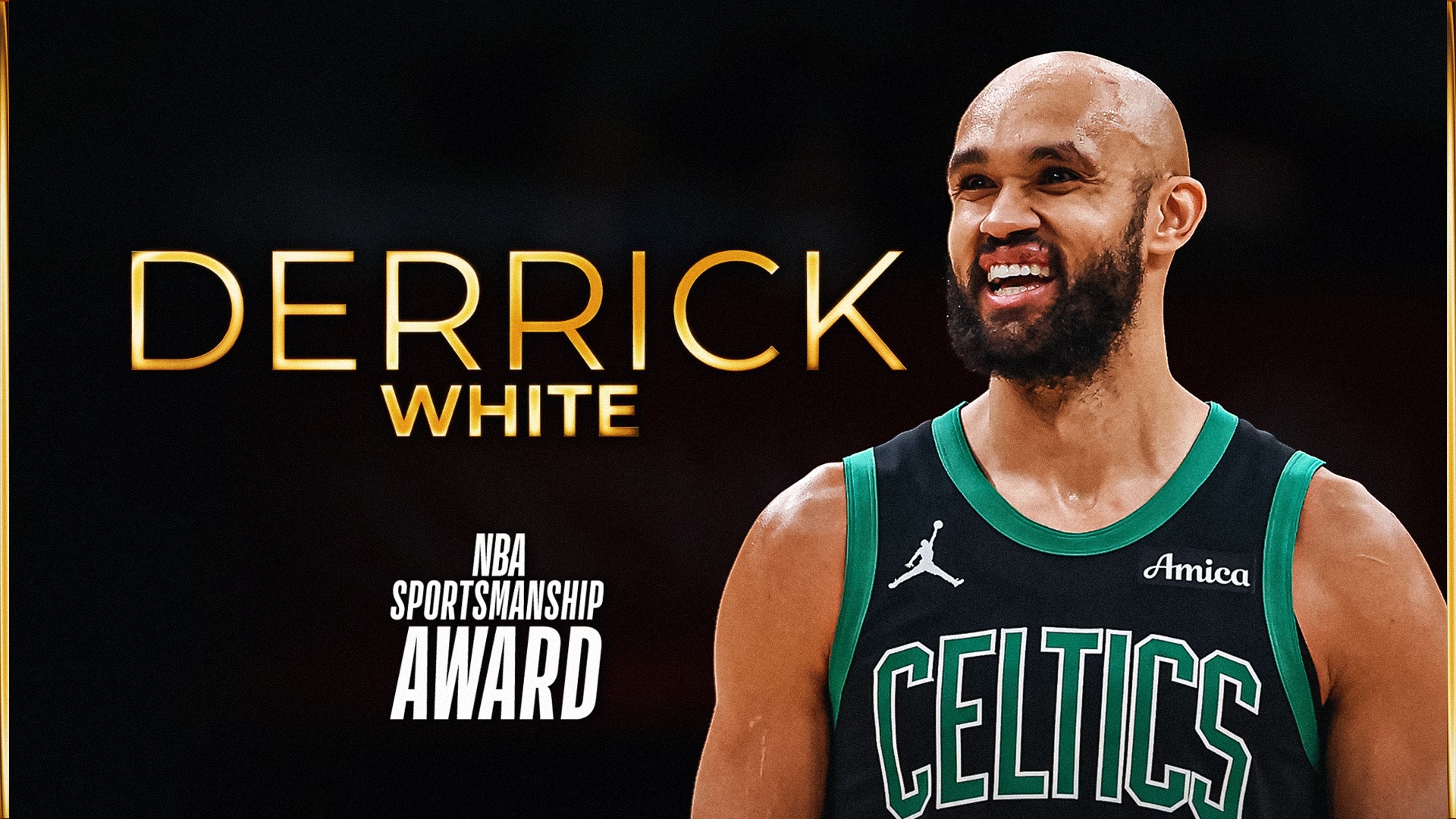 Boston Celtics guard Derrick White wins NBA Sportsmanship Award