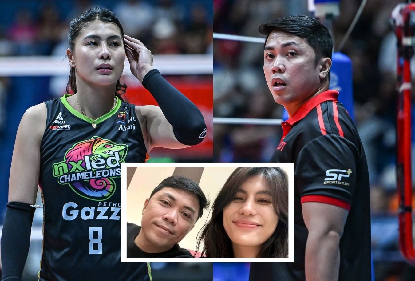 From rival colors to same side of the court: Real-life couple Myla Pablo and Rald Ricafort reunite on PVL’s All-Star stage