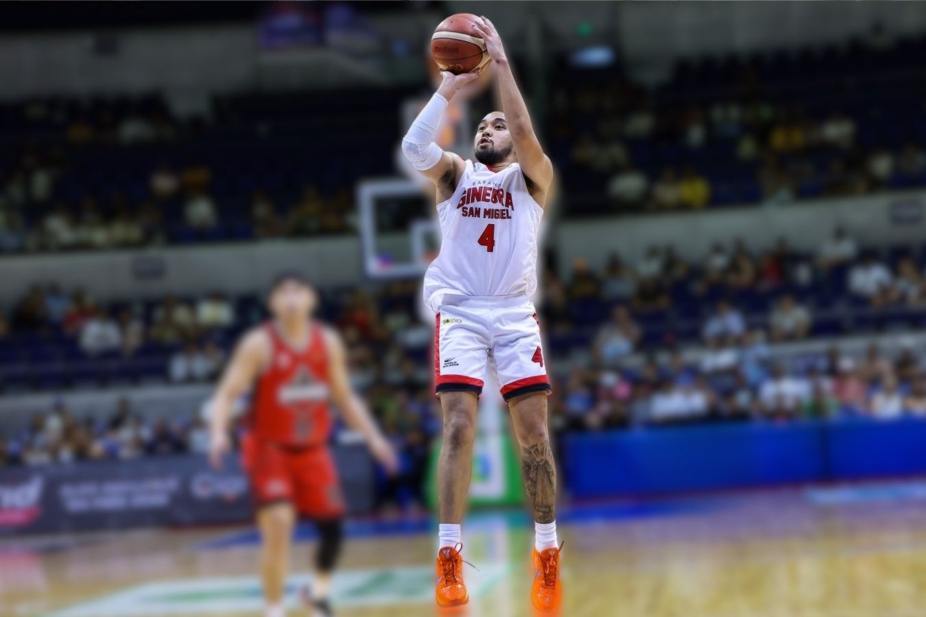 RJ Abarrientos powers Barangay Ginebra San Miguel to a quarterfinal berth after a dominant win over Titan Ultra 