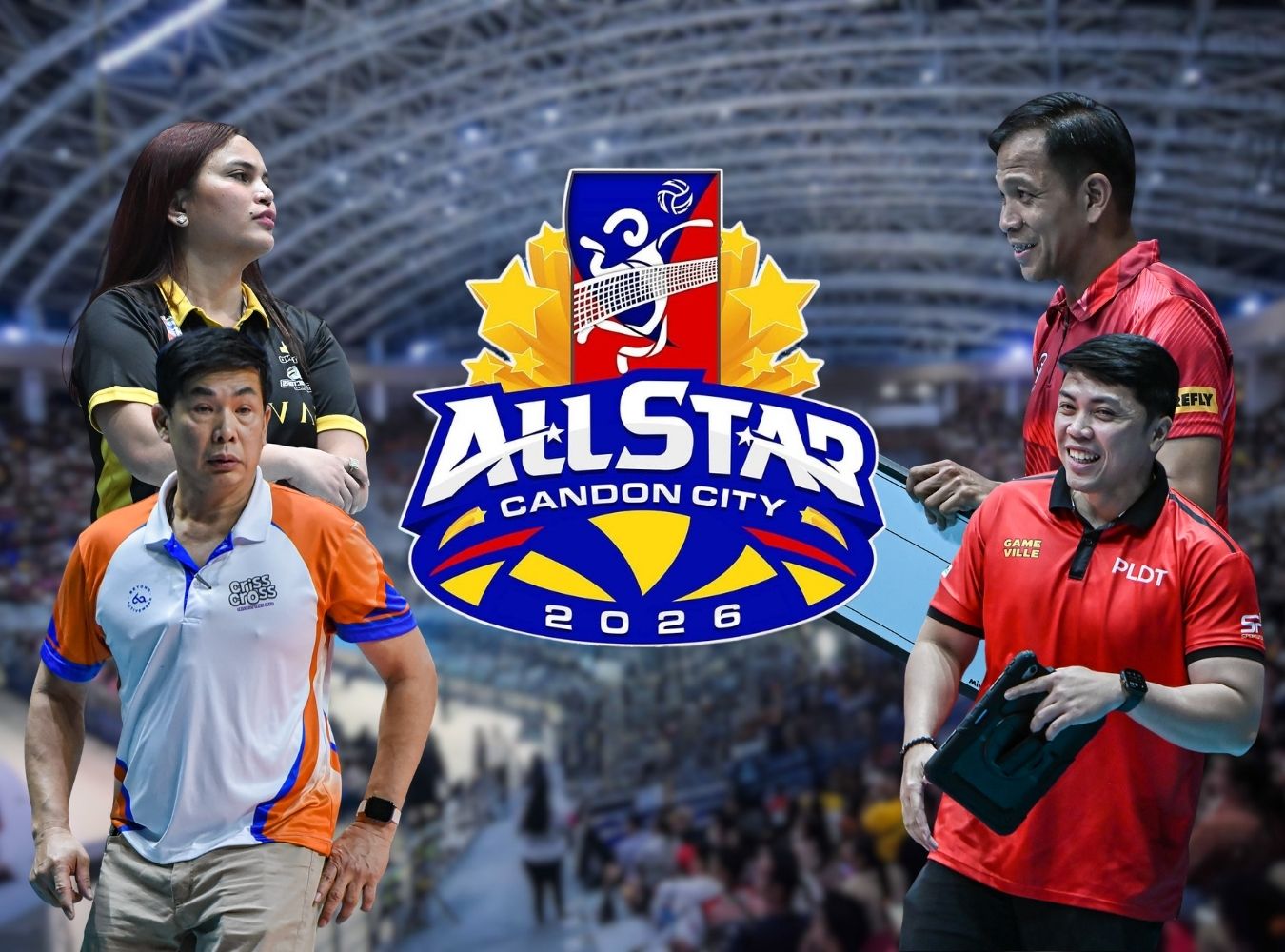 Rald Ricafort, Shaq delos Santos, Tai Bundit, and Sydney Calderon officially set to coach Volleyball All-Star Showcase