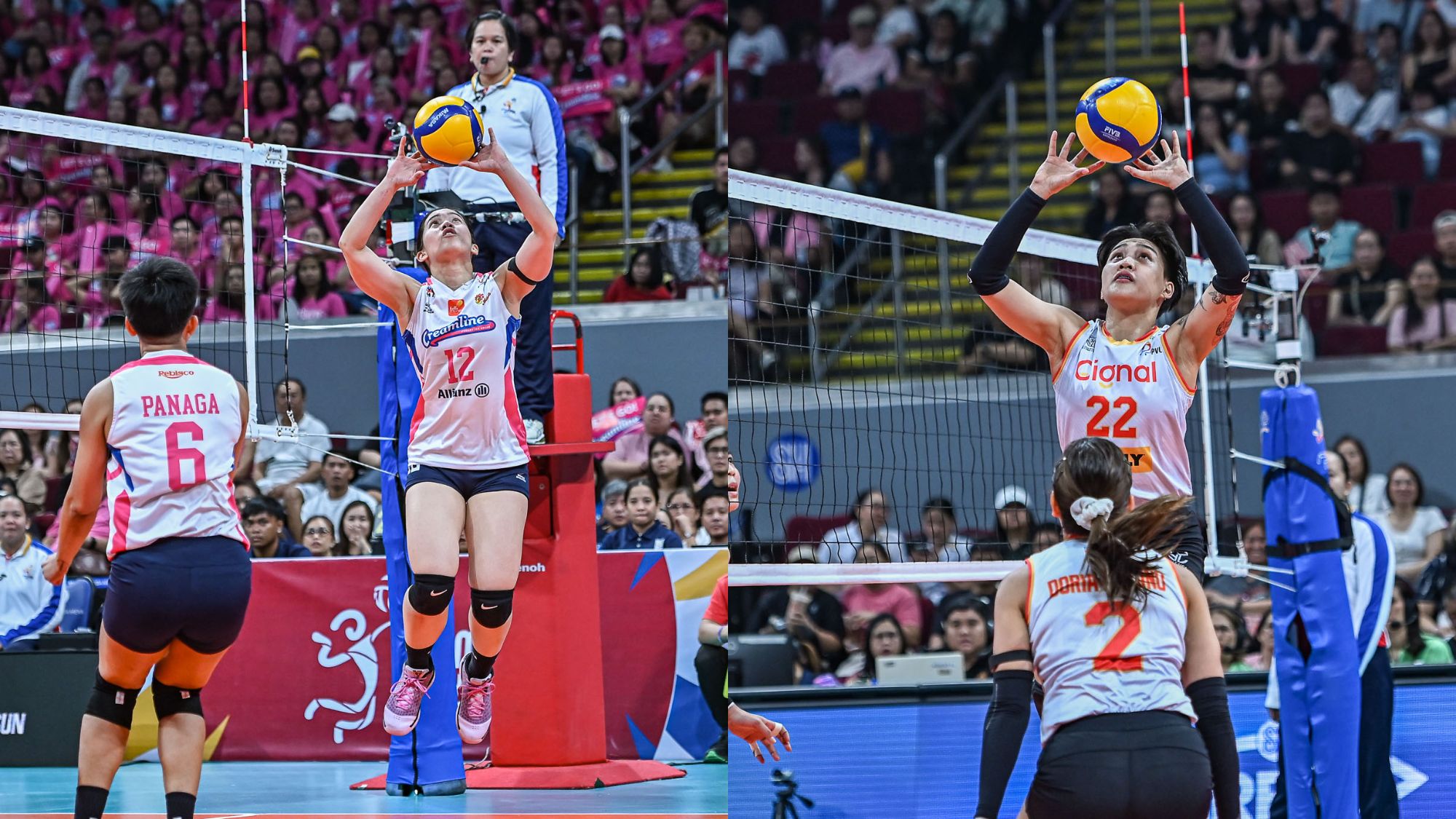 Creamline, Cignal one win away from direct finals berth in crucial semis day