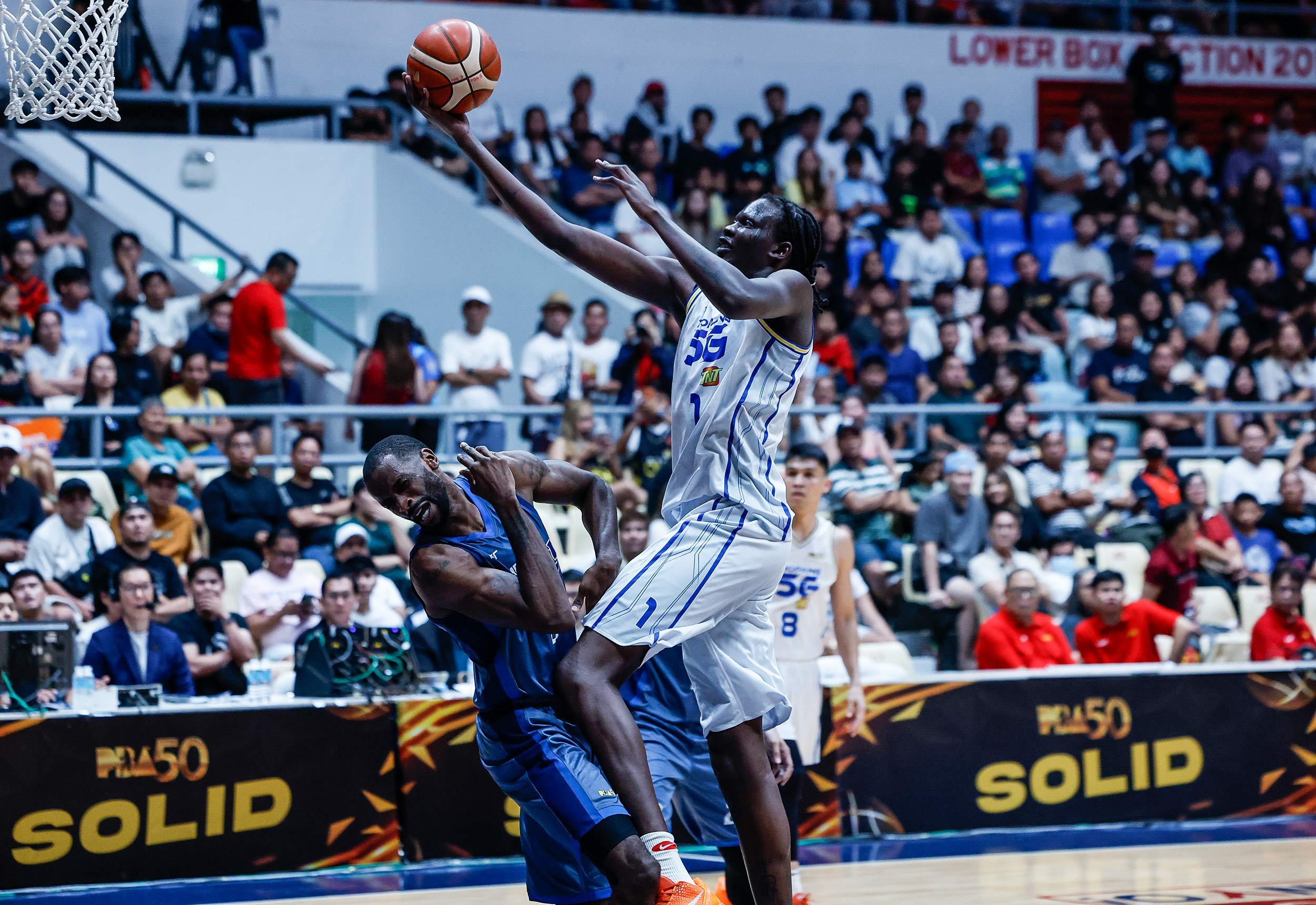 TNT escapes Meralco in tight finish to open semifinals with Game 1 win