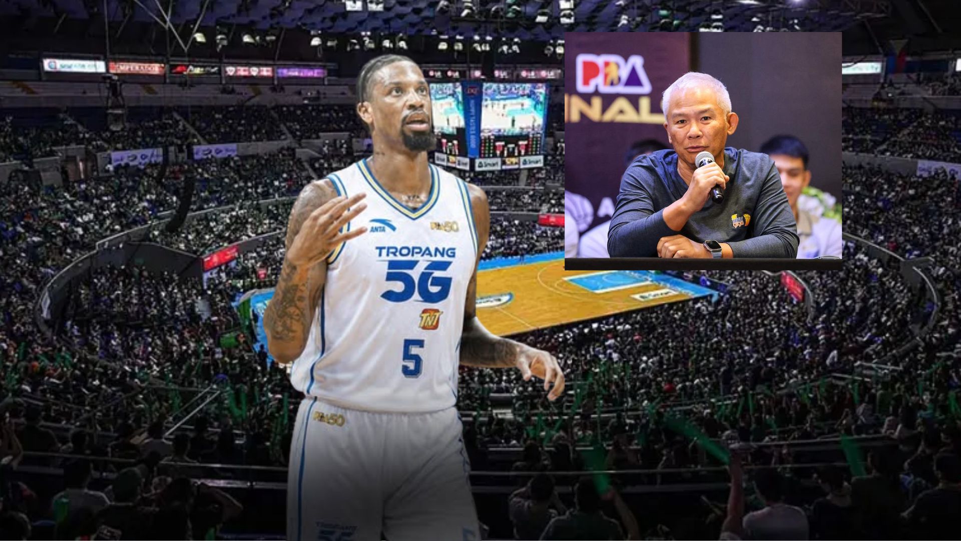 Chot Reyes believes Chris McCullough can steady TNT after Bol Bol injury