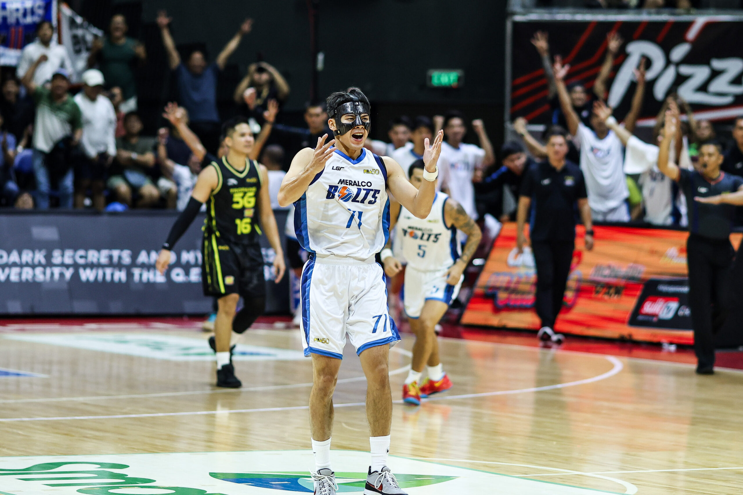 CJ Cansino played through a nose fracture to lead Meralco to Game 4 semis win over TNT