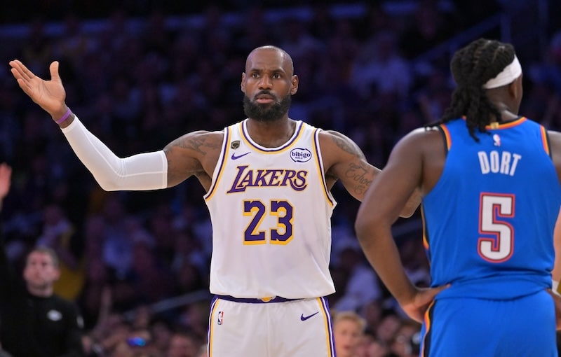 LeBron James searching for answers as Lakers near elimination against OKC