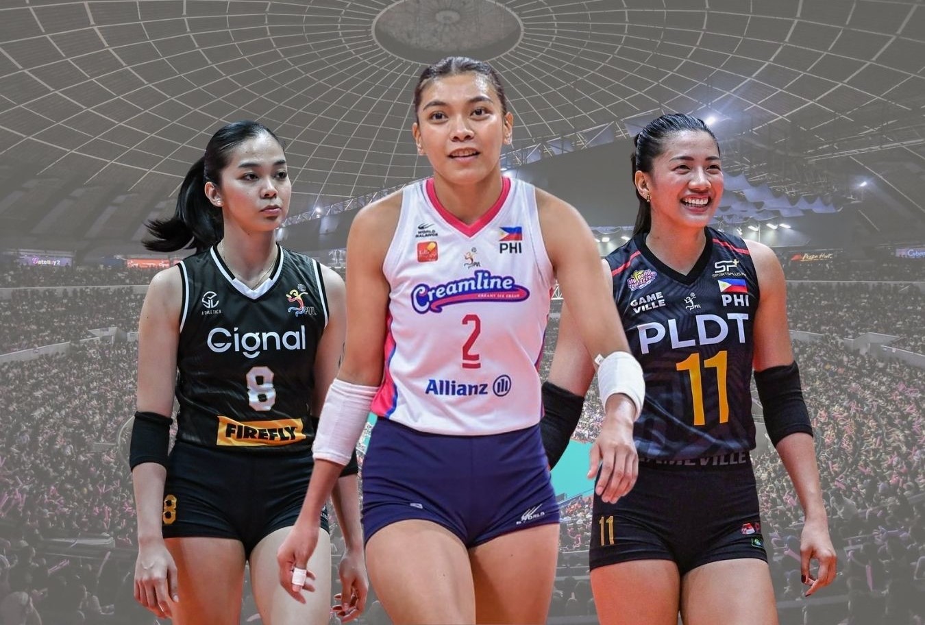 Alyssa Valdez, Kianna Dy, and Erika Santos headline honorees at the PVL Press Corps Awards Night