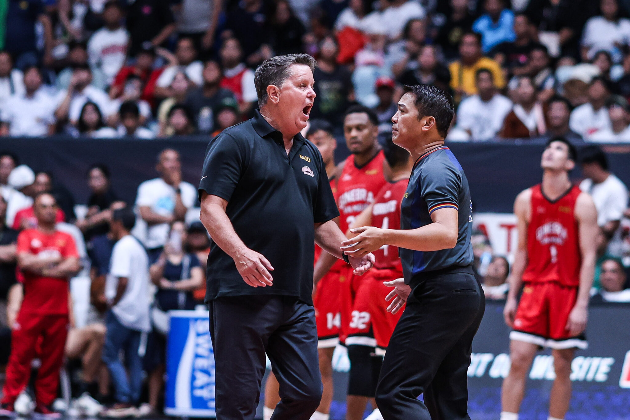 Tim Cone slams Barangay Ginebra’s lack of discipline after Game 1 collapse vs Rain or Shine
