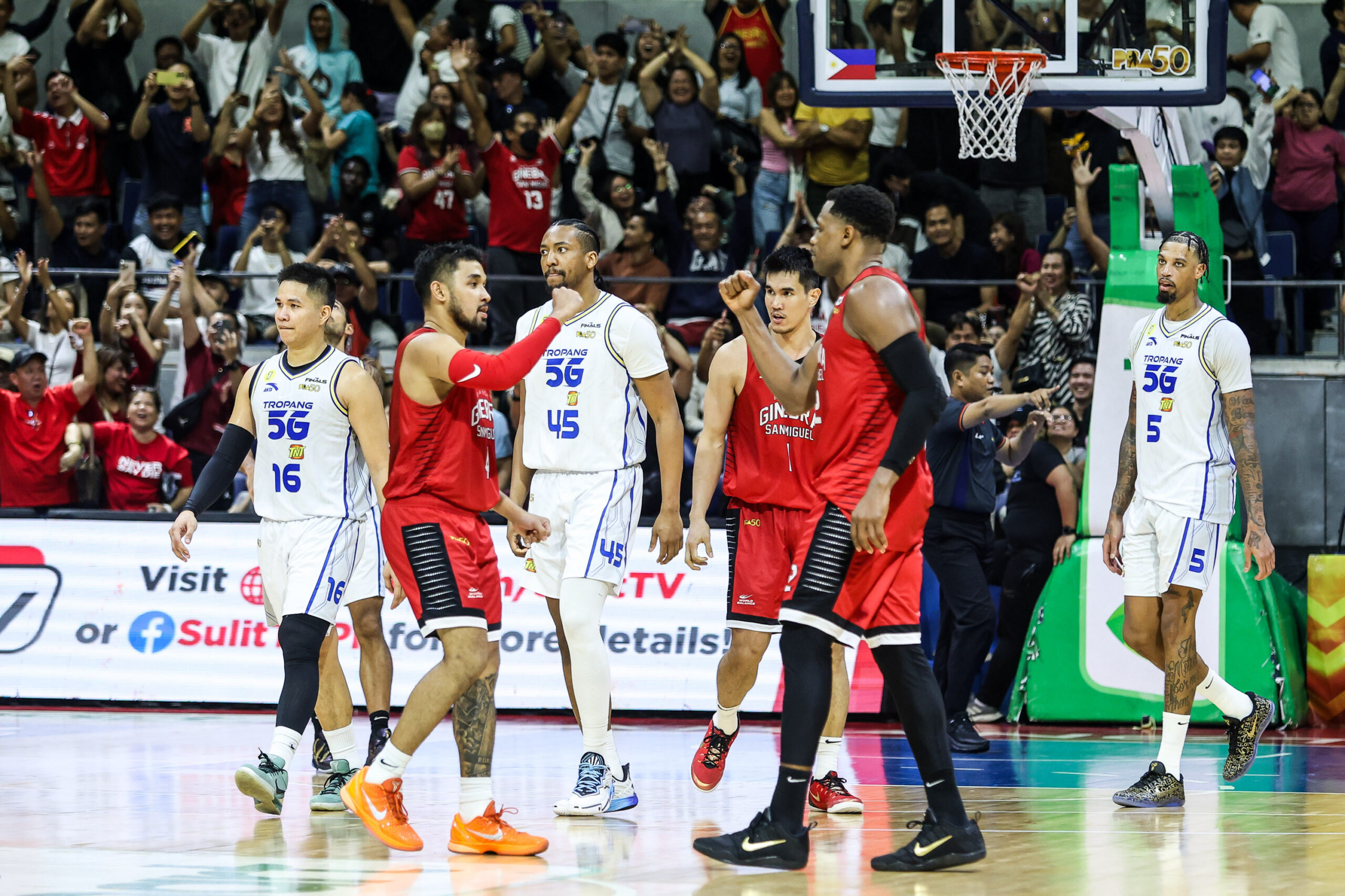 After Justin Brownlee’s heroics, Ginebra braces for TNT’s response in crucial Game 2