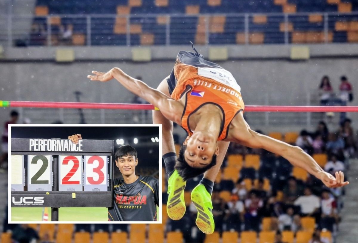 Leonard Grospe raises the bar again, breaks own Philippine record with 2.23-meter leap