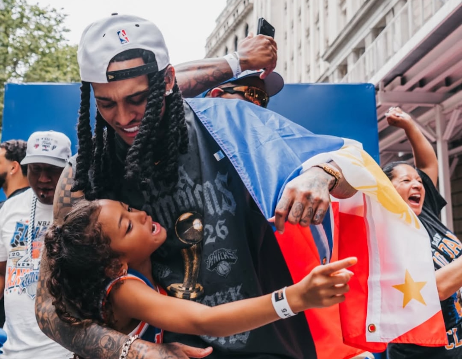 Jordan Clarkson brings Pinoy pride to New York’s long-awaited NBA Championship celebration