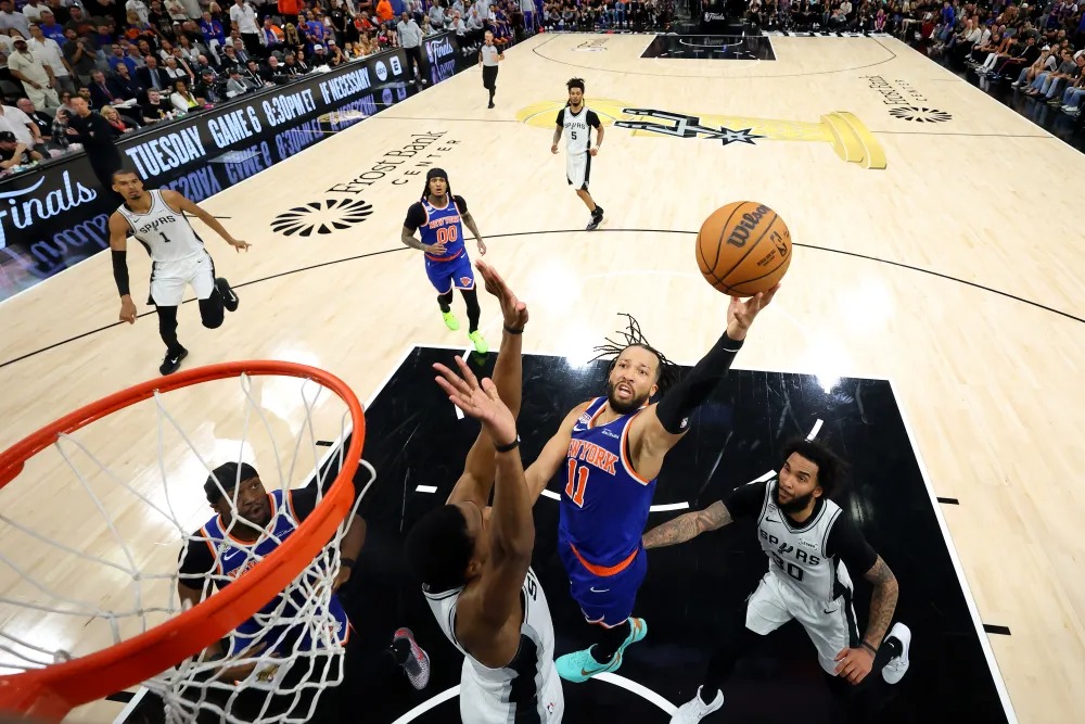 NBA Finals between the Knicks and Spurs became the most-watched in 28 years, breaking viewership records