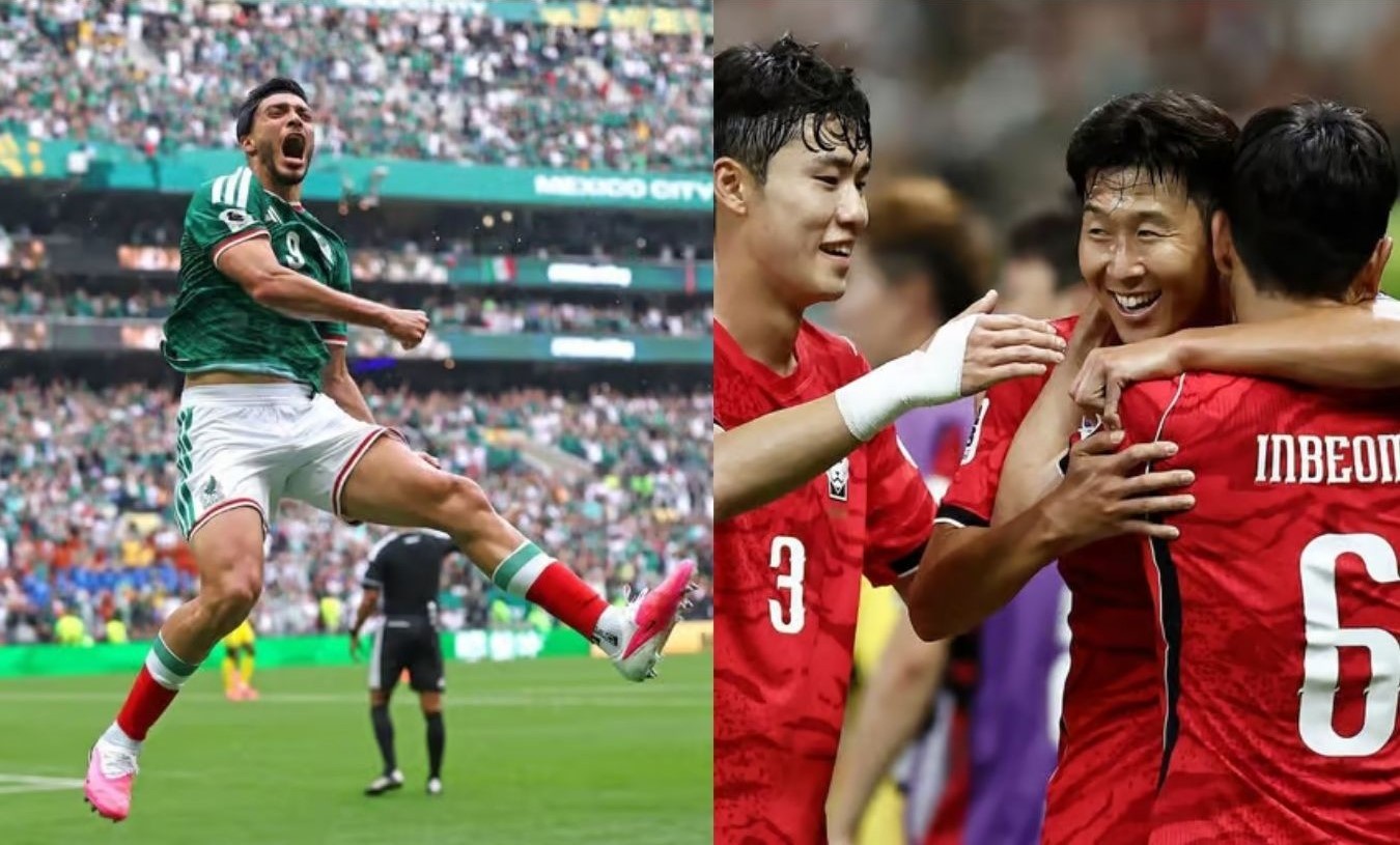 Mexico open World Cup campaign with 2-0 win over South Africa as South Korea rally past Czech Republic, 2-1 in Group A