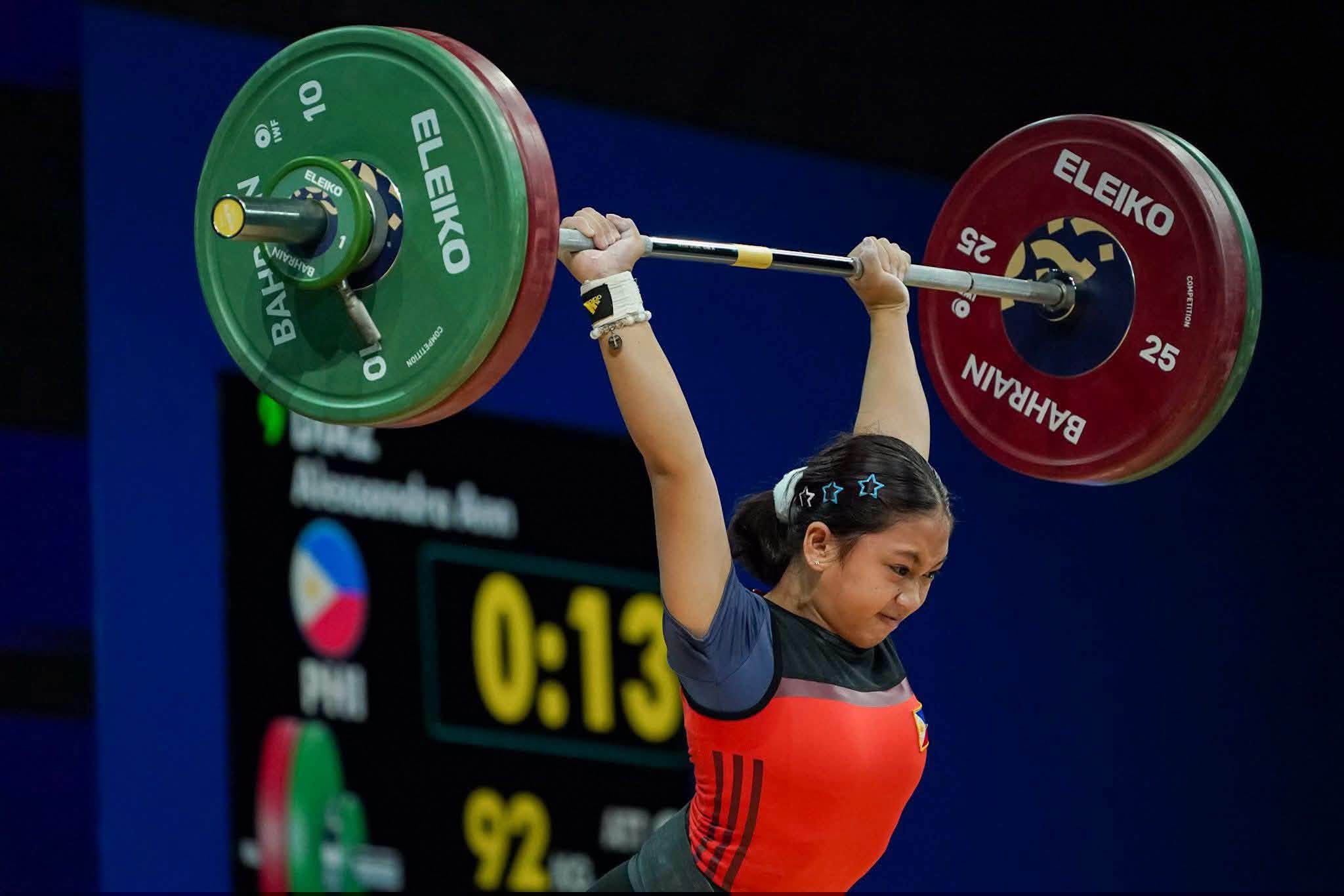 Alexsandra Ann Diaz opens World Youth Championships with three golds, two youth world records for Philippines