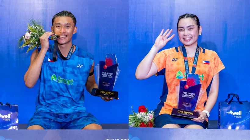 Mika De Guzman, Jelo Albo reign again as Philippine National Badminton Open crowns repeat champions