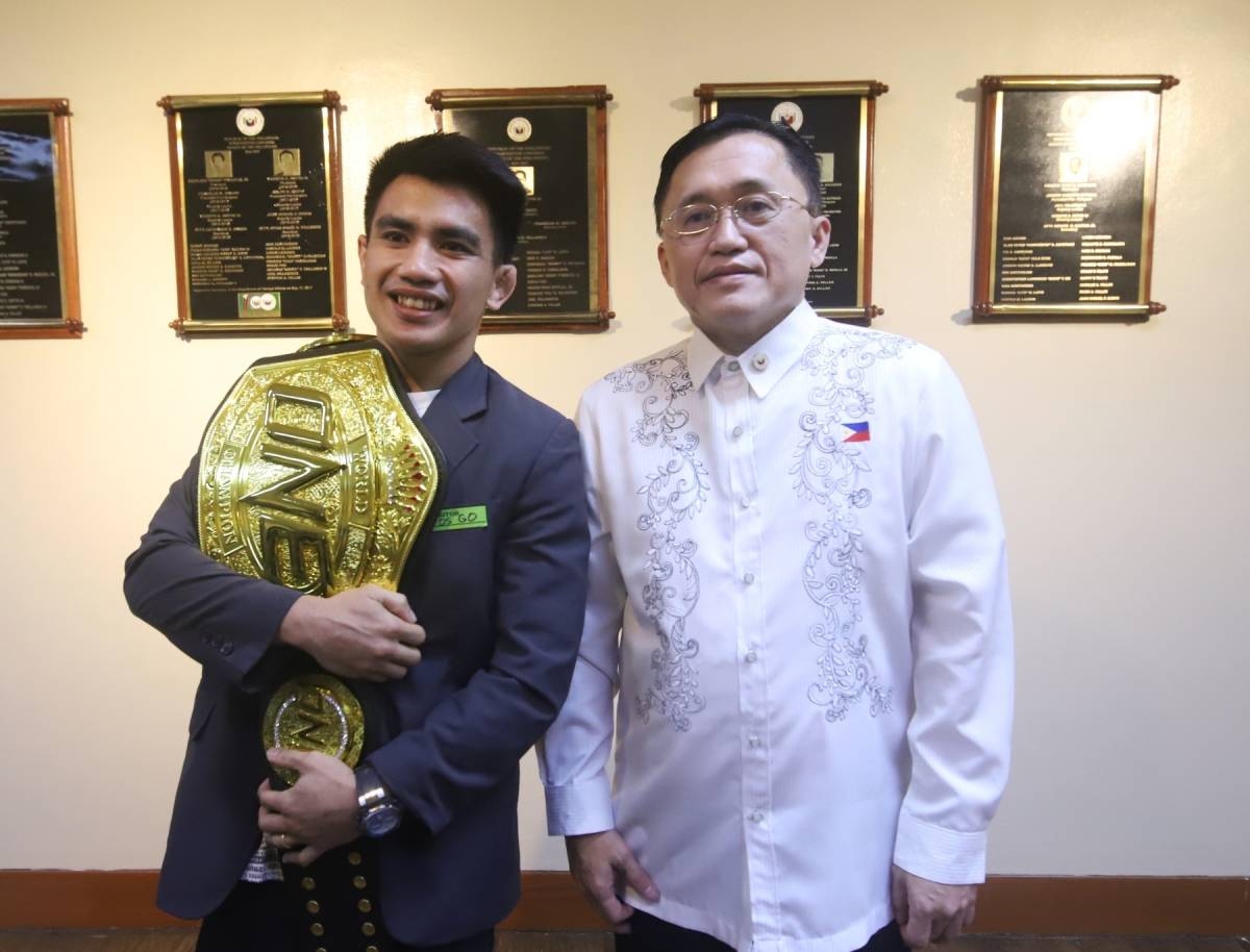 Bong Go files Senate resolution honoring Joshua Pacio after successful ONE strawweight title defense