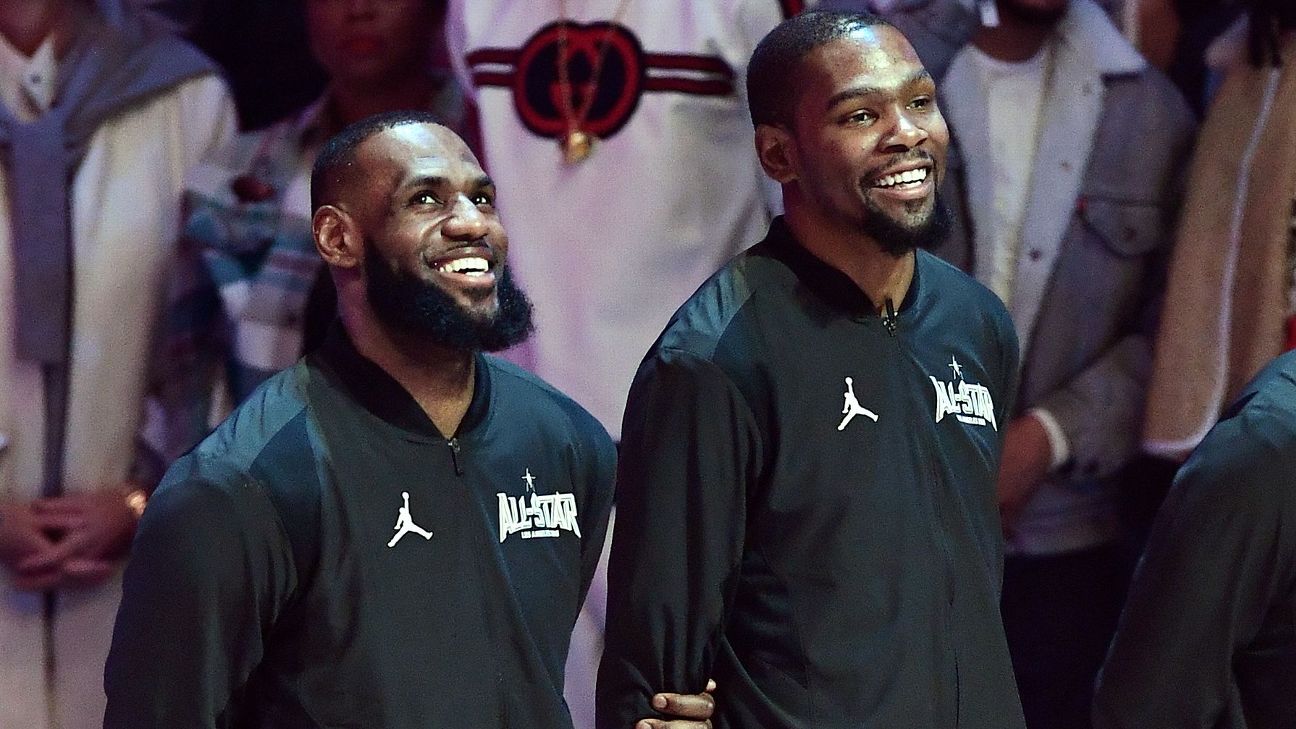 Kevin Durant rules out teaming up with LeBron James in the NBA