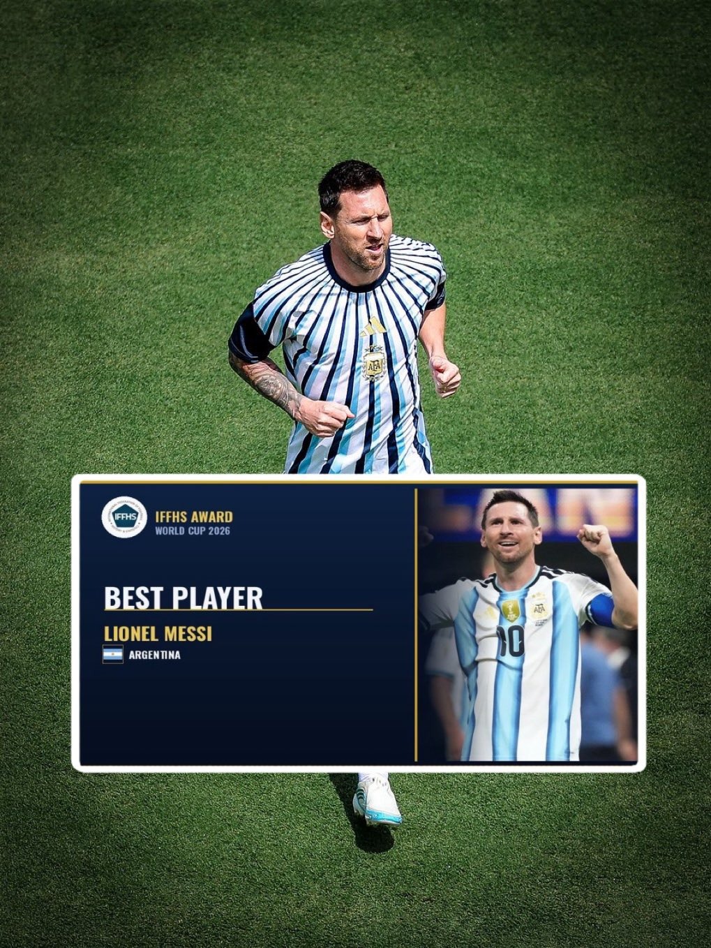 Lionel Messi wins IFFHS Best Player award after stellar 2026 FIFA World Cup campaign