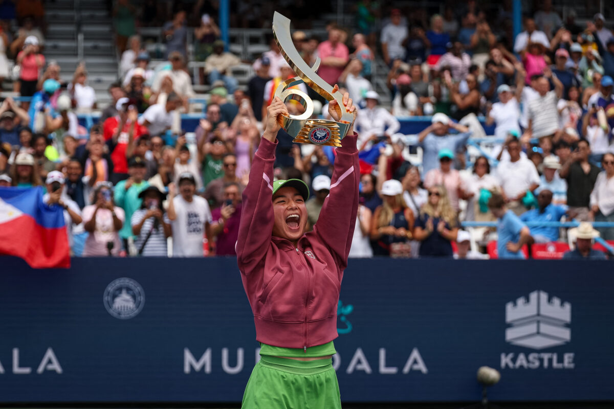 Alex Eala buries Eastbourne heartbreak, makes history with breakthrough WTA 500 title in Washington