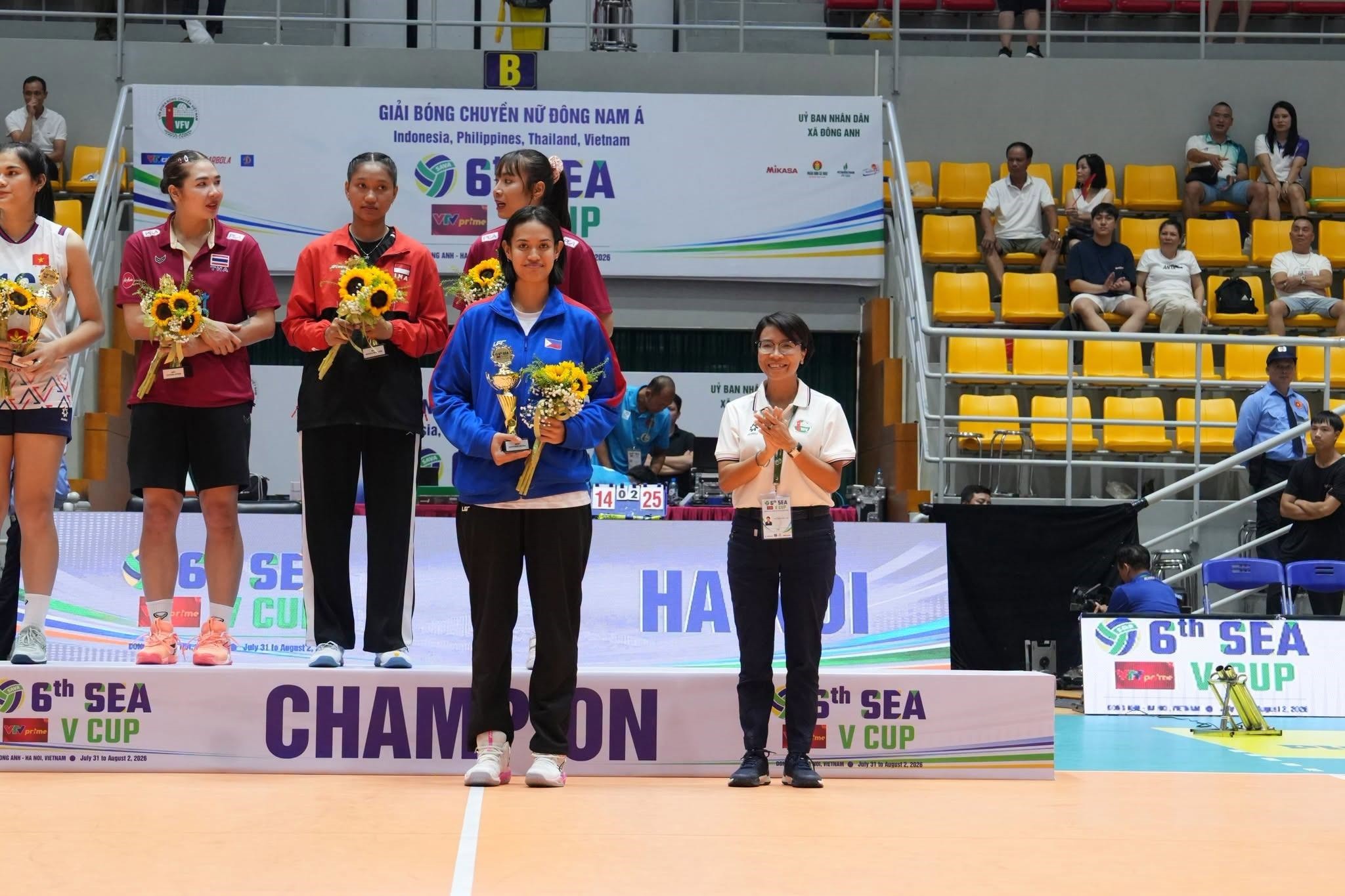 Alyssa Solomon captures third Best Opposite Spiker award at SEA V.Cup